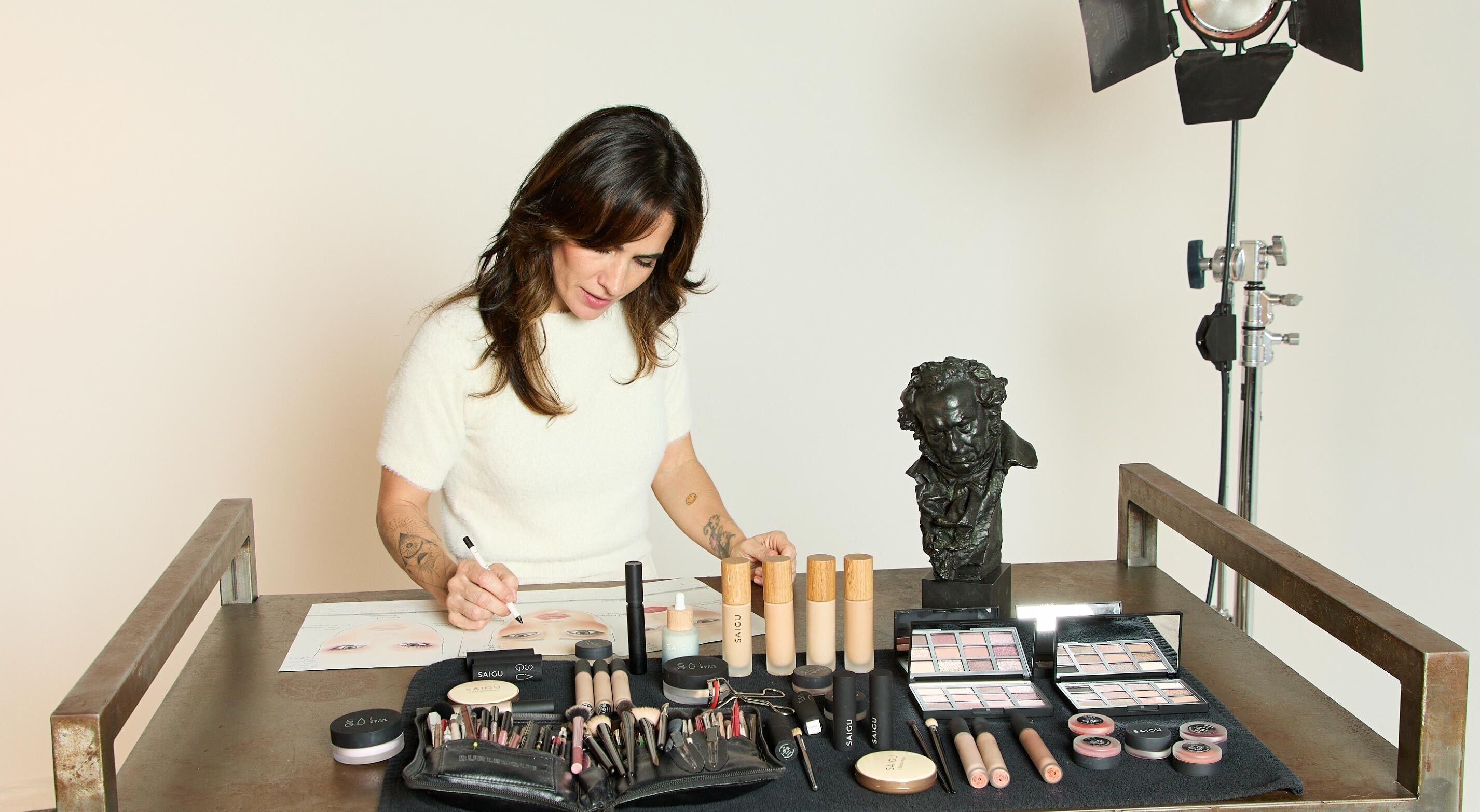 Natalia Belda, la maquilladora que cuenta historias en los rostros