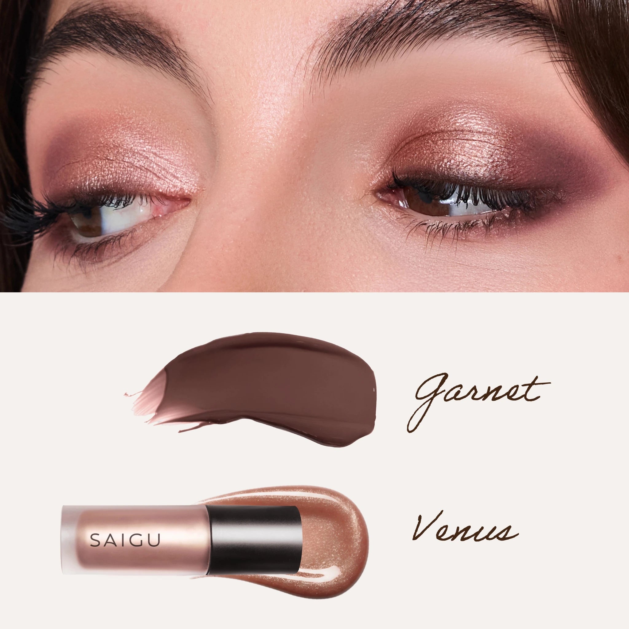 Sombra líquida One Touch Matte - Saigu Cosmetics