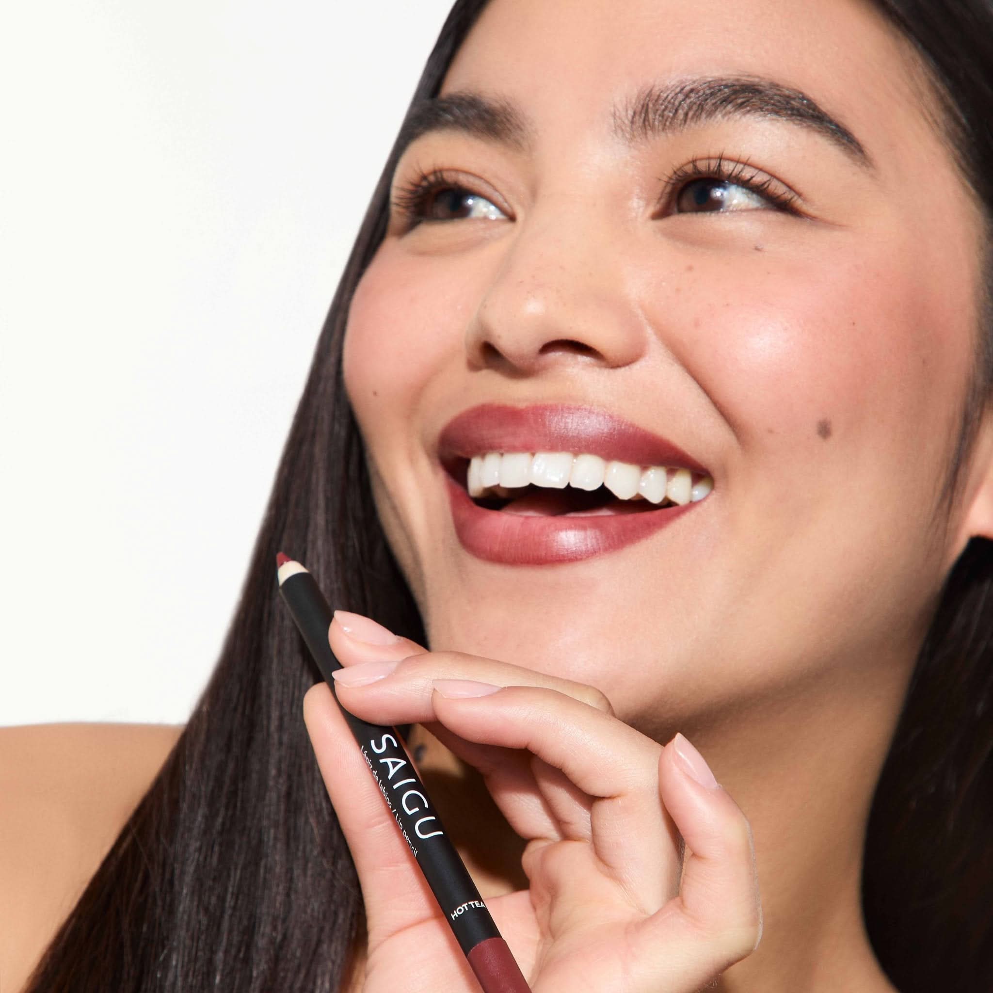 Lápiz de Labios Hot Tea - Maquillaje Natural Saigu