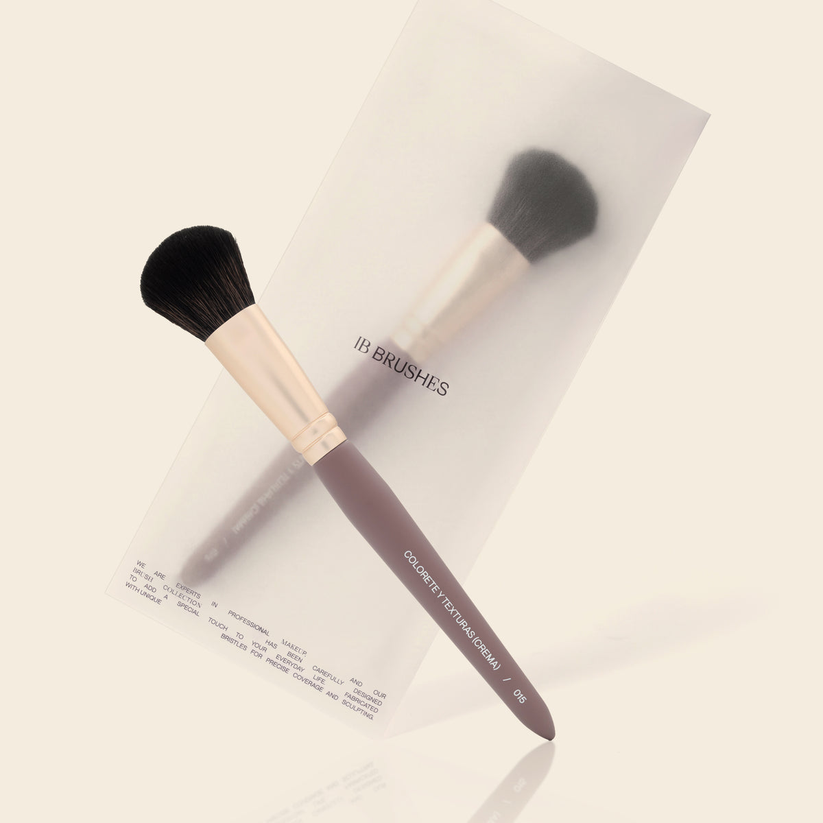 Brocha 015 · Colorete y texturas en crema | Mediana - IBbrushes x Saigu - Saigu Cosmetics