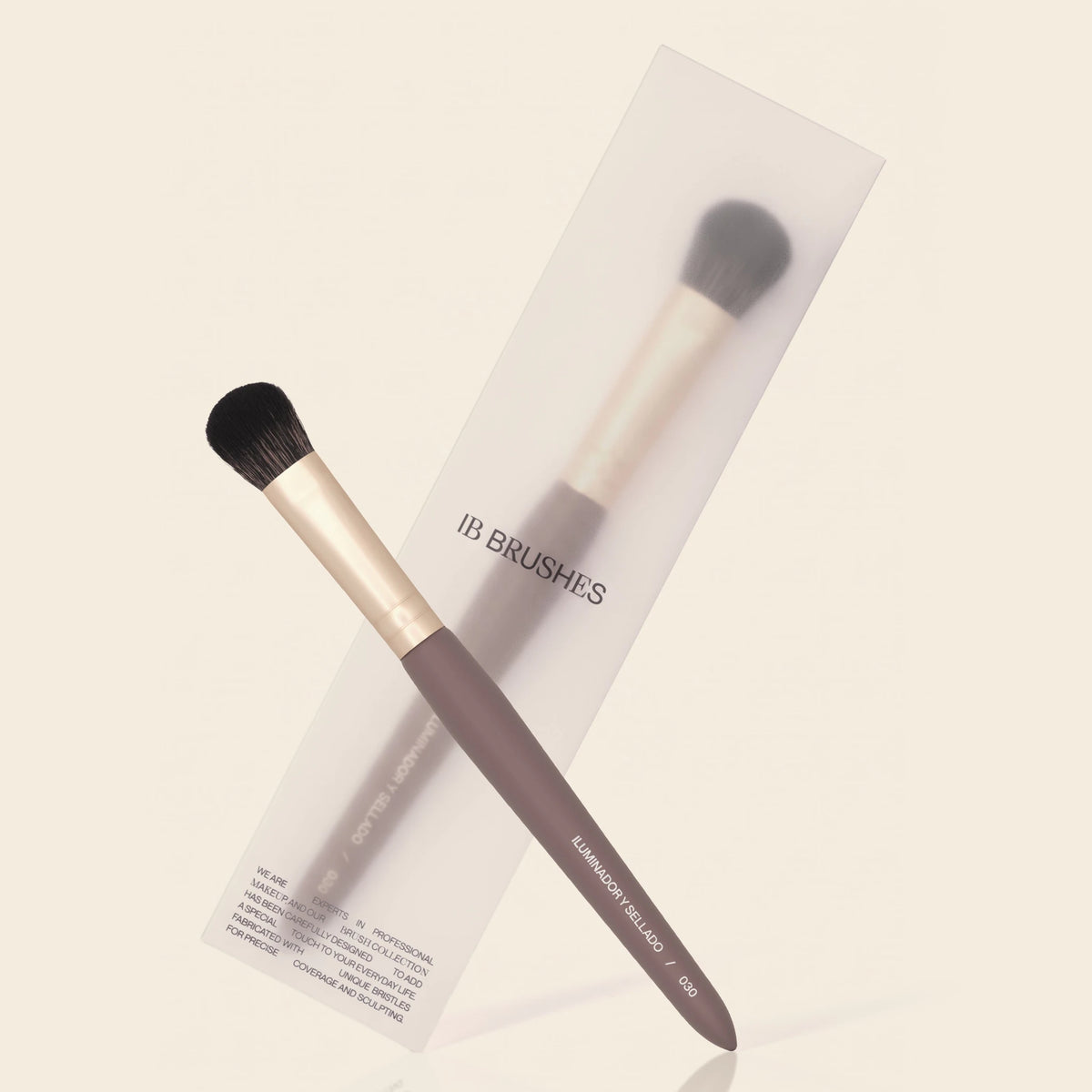 Brocha 030 · Colorete y texturas en crema | Pequeña - IBbrushes x Saigu - Saigu Cosmetics