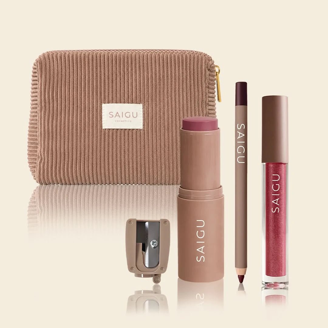 Pack Golden Plum Essentials - Saigu Cosmetics