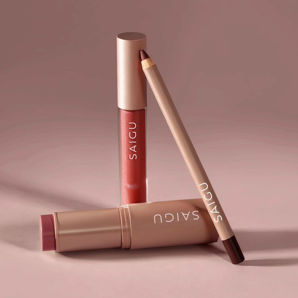 Pack Golden Plum Essentials - Saigu Cosmetics