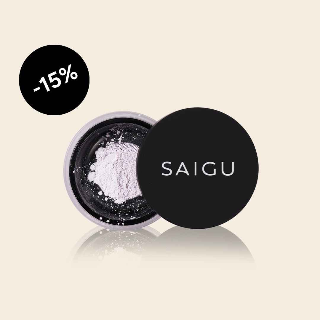 Polvos de sellado Luminosidad Natural - Saigu Cosmetics