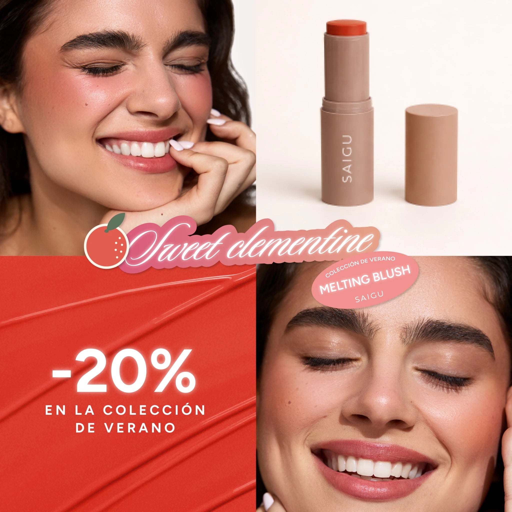 Melting Blush Mediterranean Glow - Saigu Cosmetics